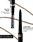 Clarins Wonder Define Long-Wear Brow Pencil